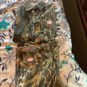 Russell camo pants and top